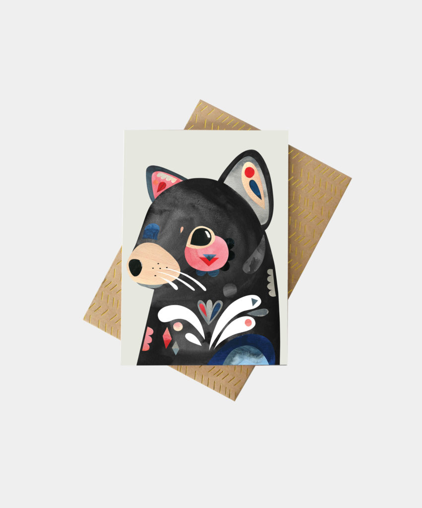 Tasmanian Devil Greeting Card