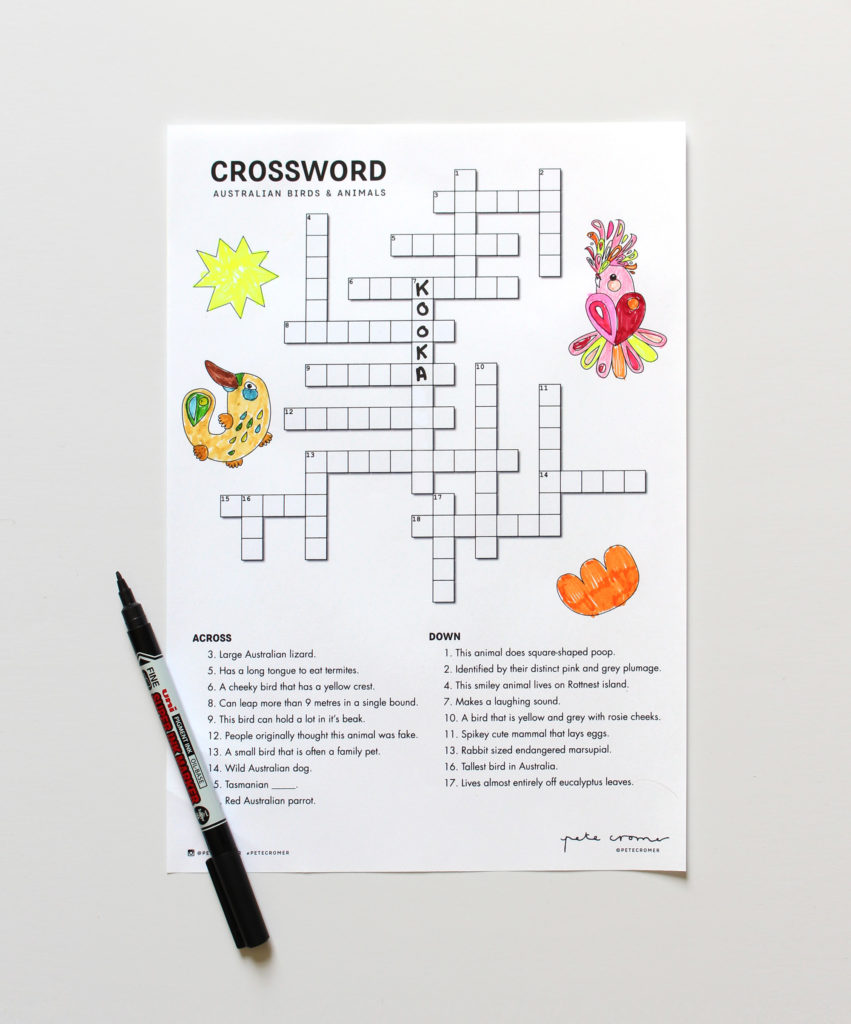 Crossword Printable