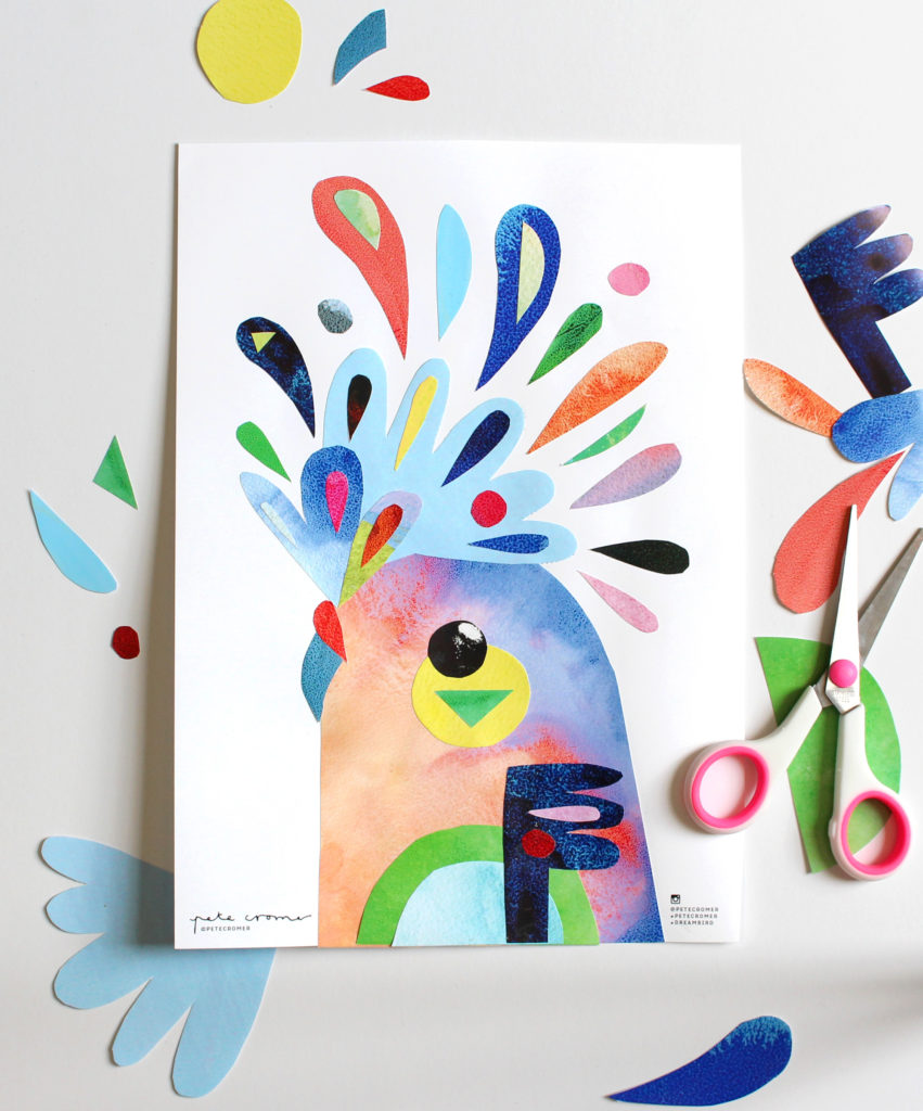 Dream Bird - Cut & Paste Printable