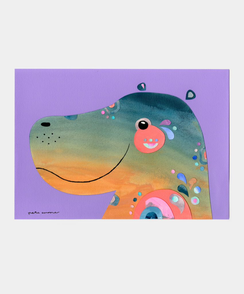 Hippopotamus - Original Artwork