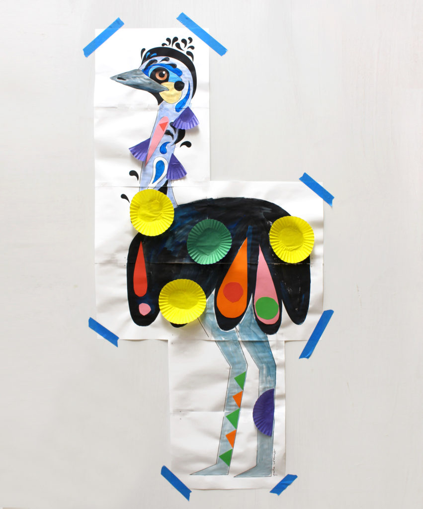 Decorate An Emu Printable