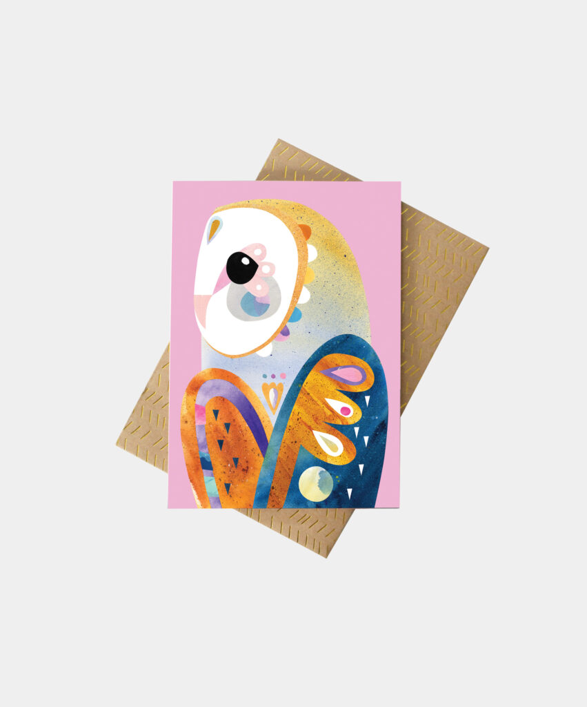 Barn Owl Greeting Card