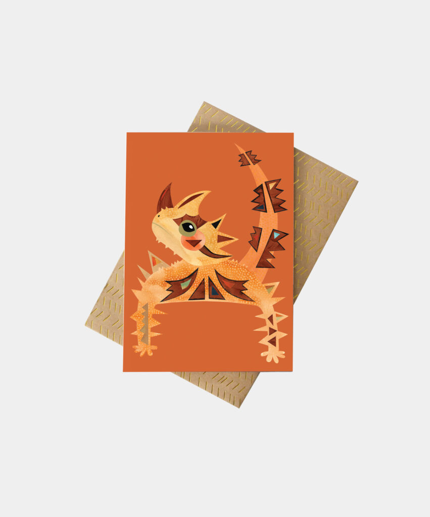 Thorny Devil Greeting Card