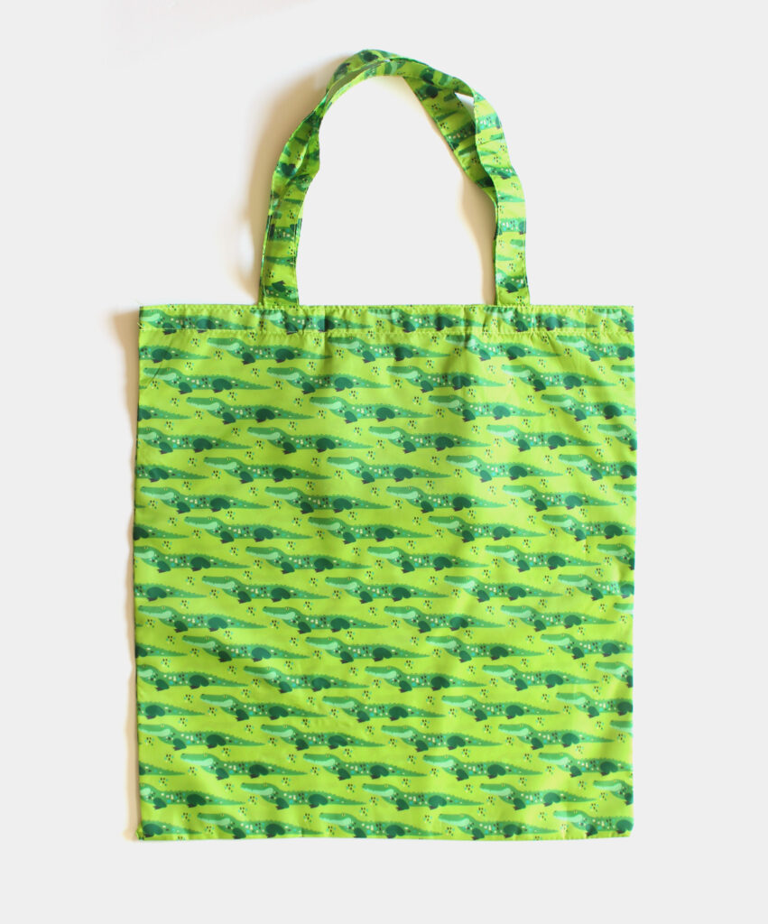 Crocodile Fold Up Shopping Bag