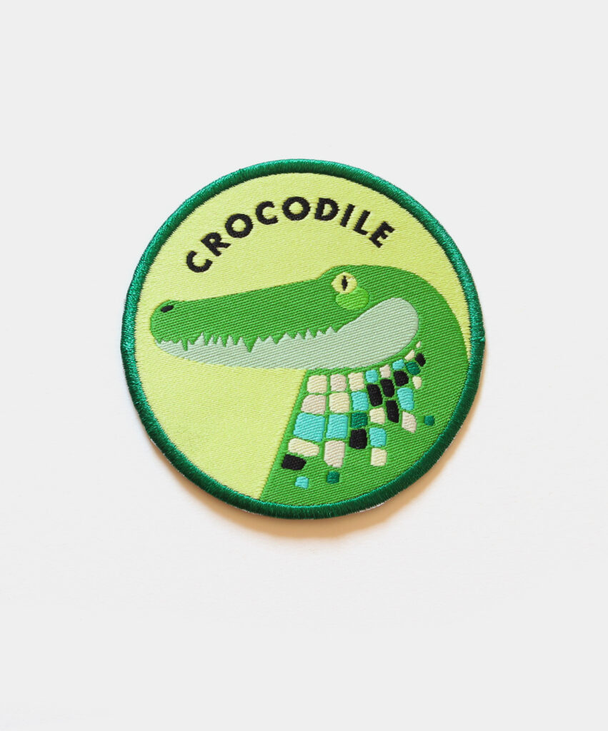 Crocodile Woven Patch