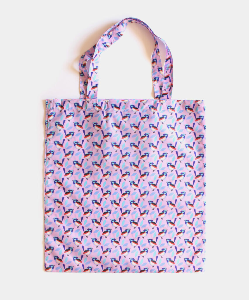 Fairy-wren Fold Up Shopping Bag