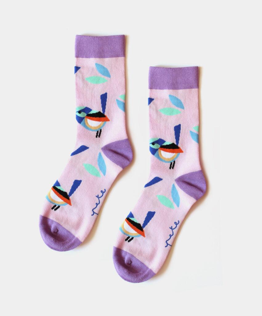 Fairy-wren Socks