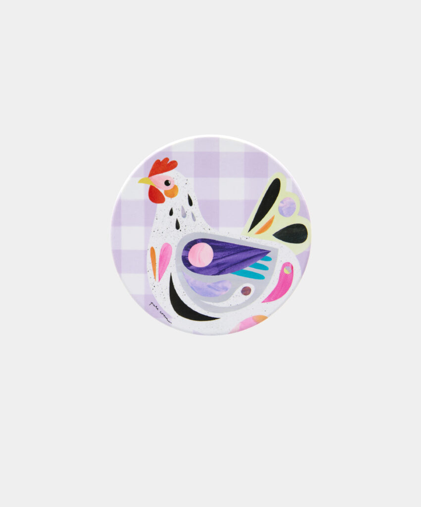 Chook Coaster - Purple
