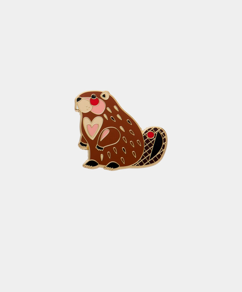 The Busy Beaver Enamel Pin