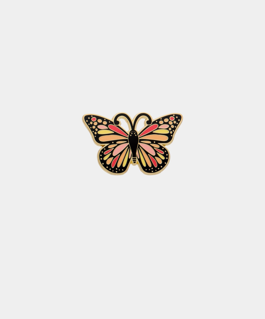 The Magnificent Monarch Butterfly Enamel Pin