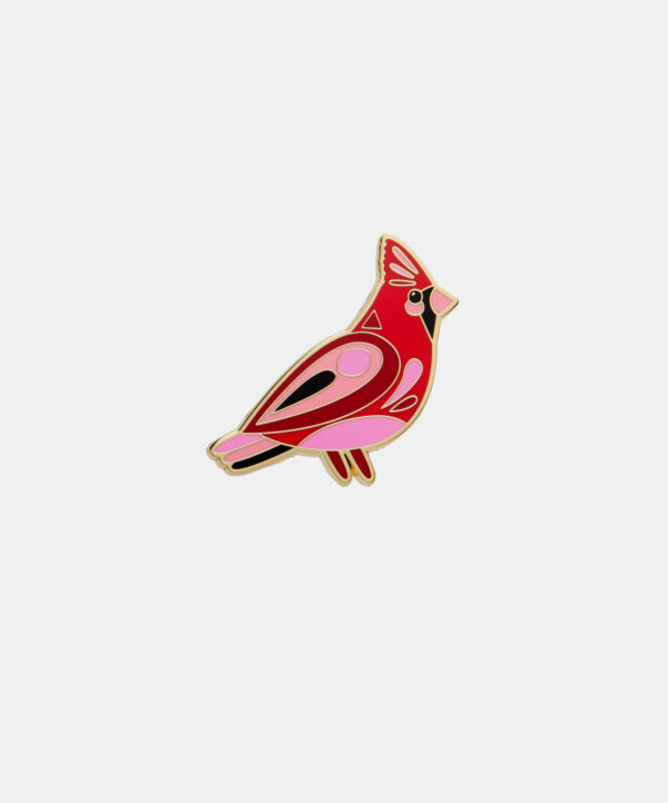 The Notable Northern Cardinal Enamel Pin