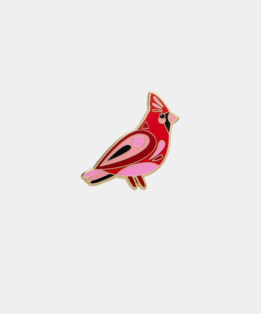 The Notable Northern Cardinal Enamel Pin