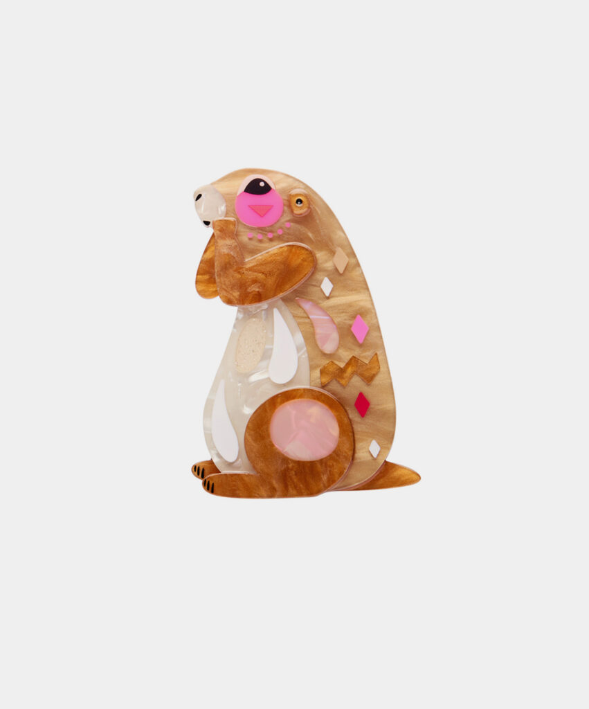 The Prudent Prairie Dog Brooch