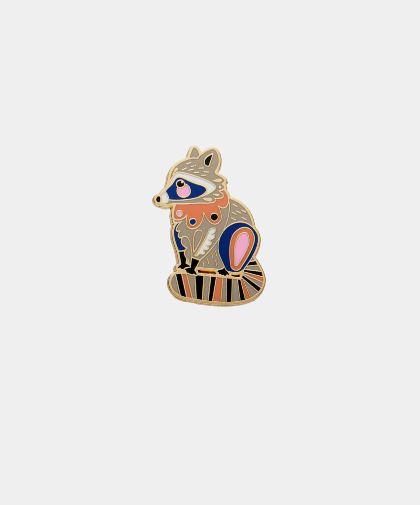 The Resourceful Raccoon Enamel Pin