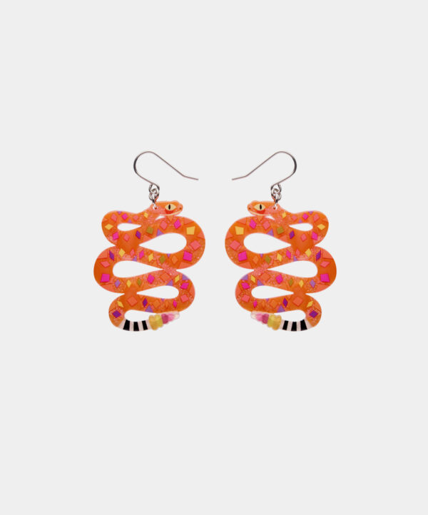 The Rowdy Rattlesnake Drop Earrings