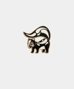 The Sassy Skunk Enamel Pin