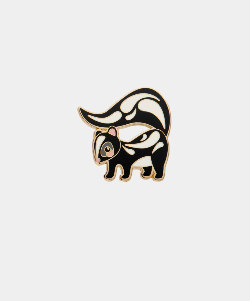 The Sassy Skunk Enamel Pin