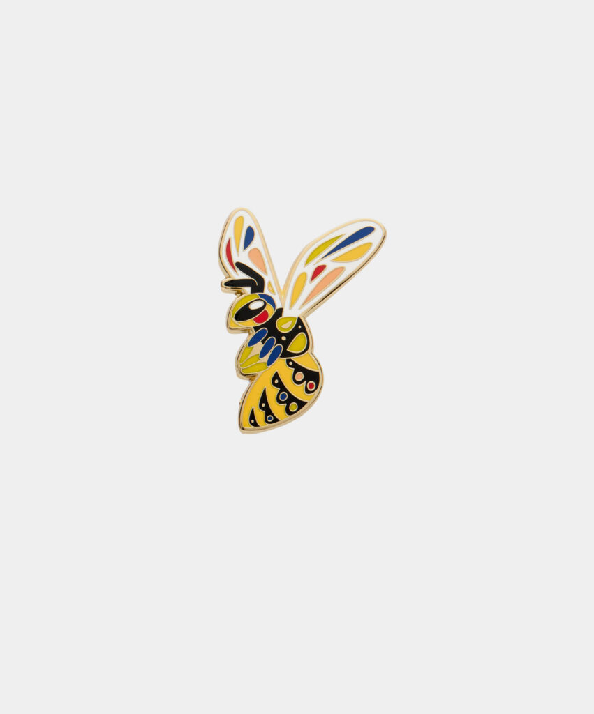 The Youthful Yellowjacket Enamel Pin