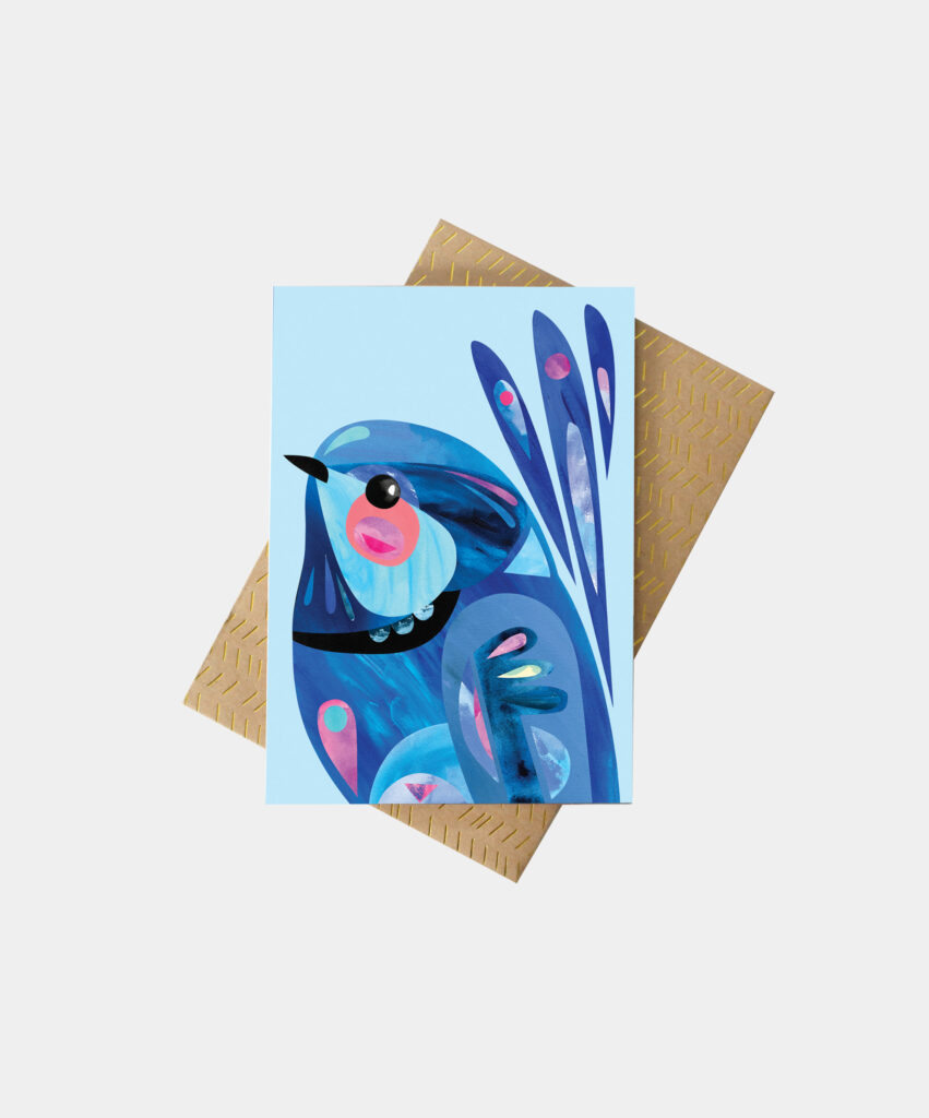 Splendid Fairy-wren Greeting Card