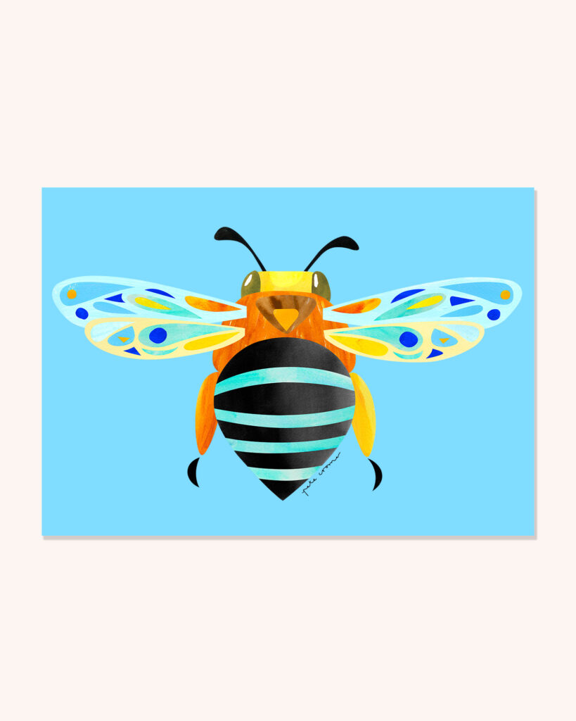 Blue Banded Bee