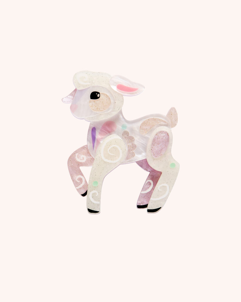 Lottie The Lamb Brooch