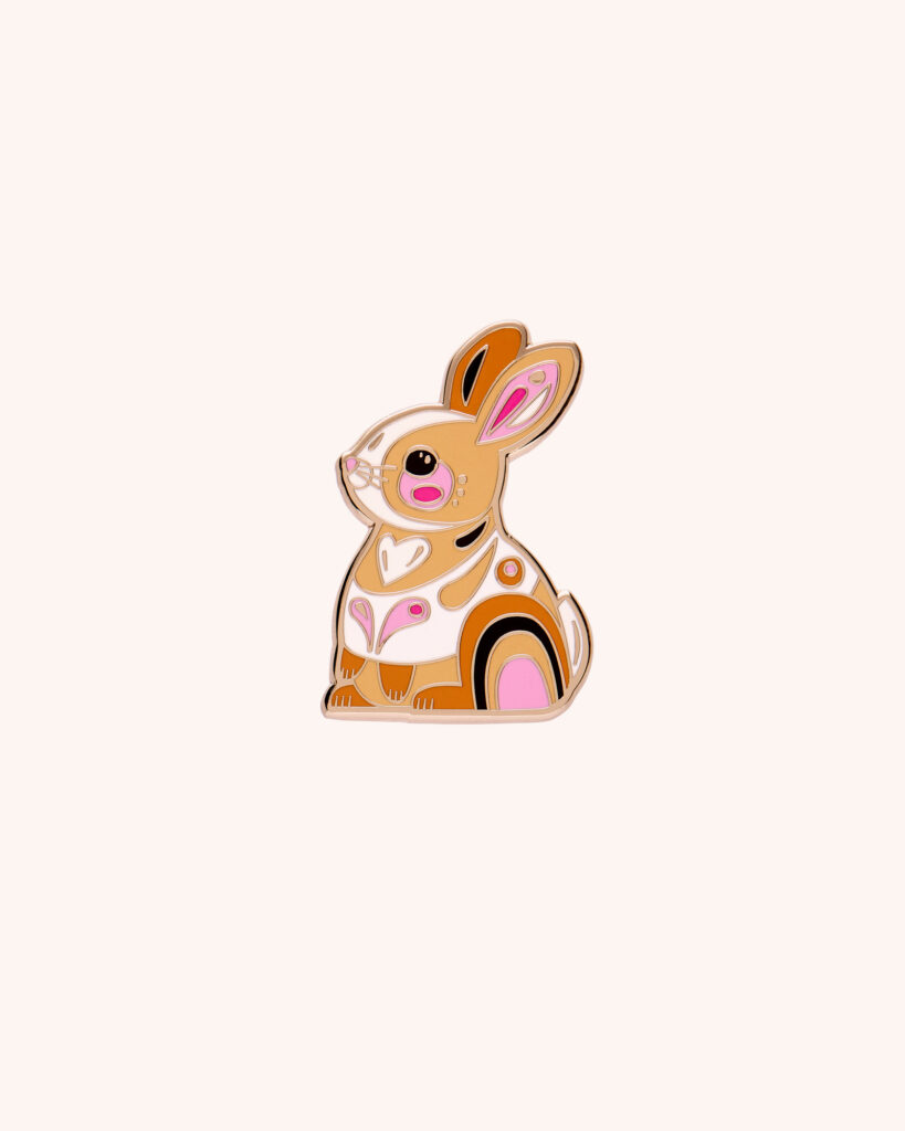 Maple The Bunny Enamel Pin