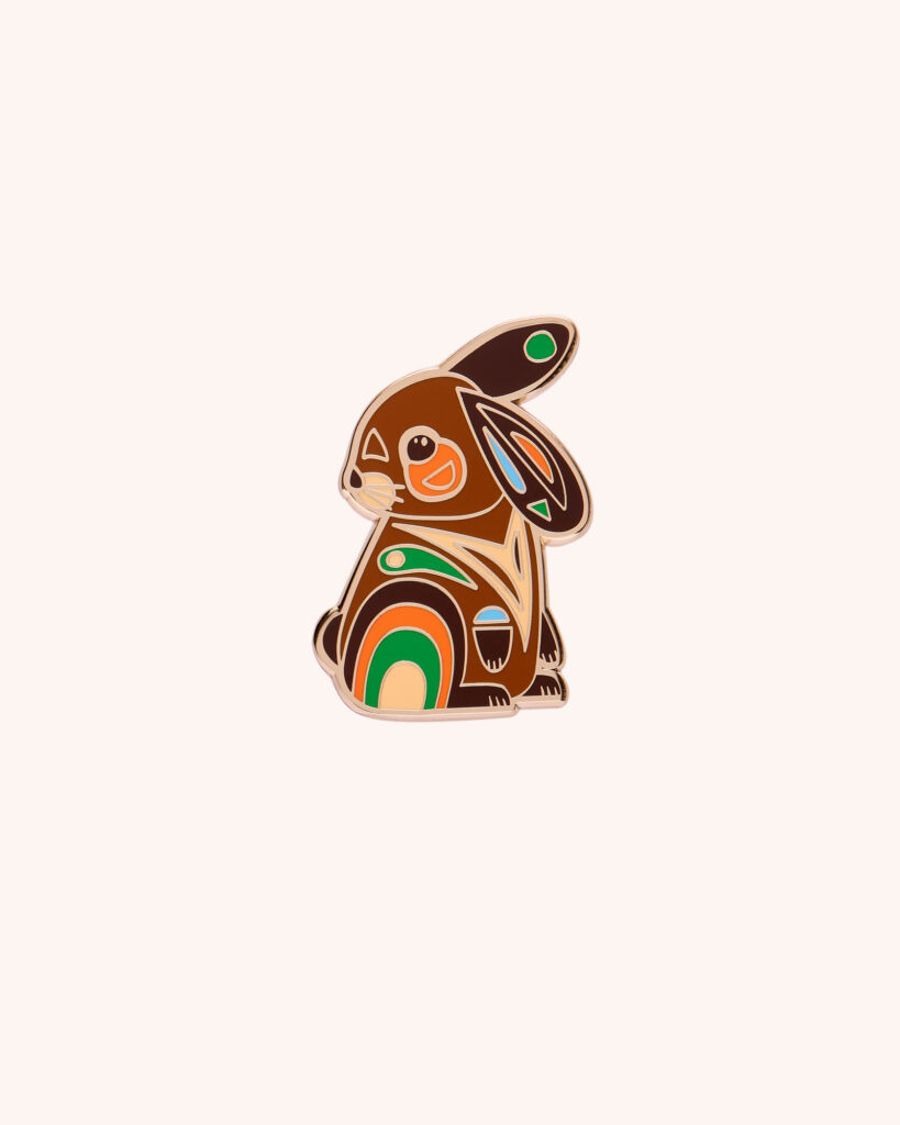 Milo The Bunny Enamel Pin