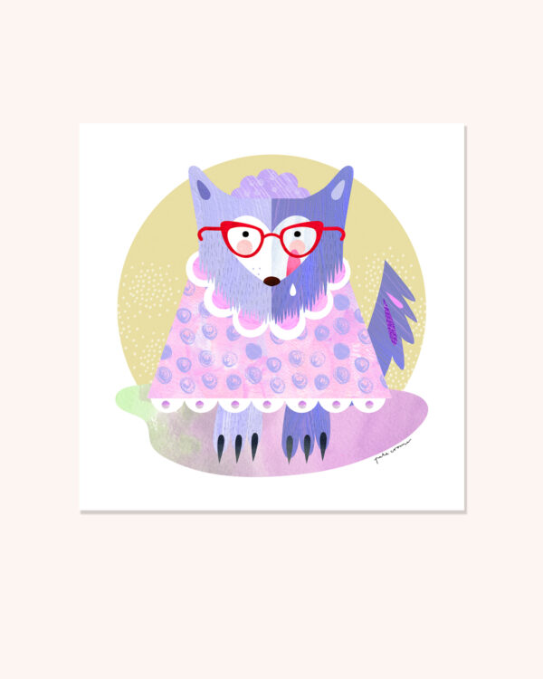 The Big Bad Wolf Print