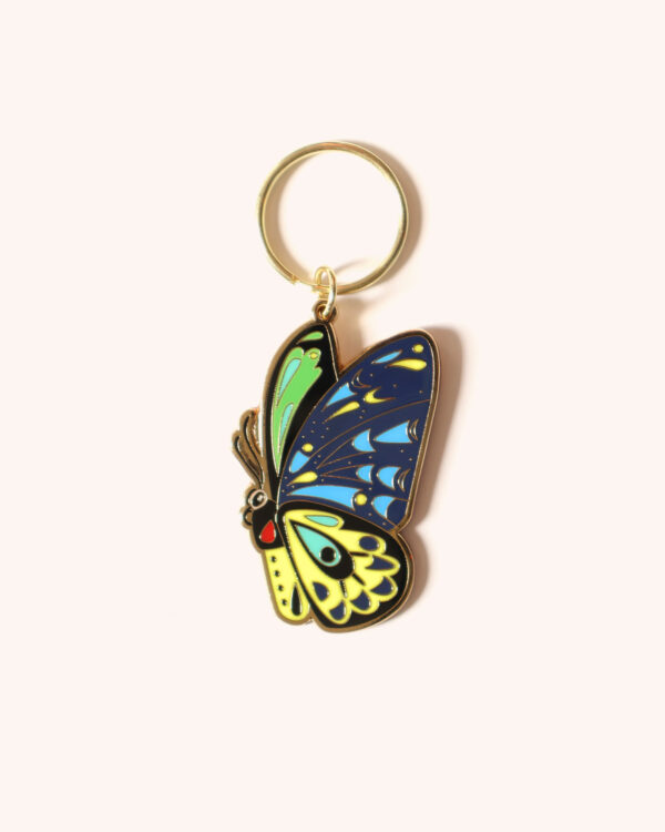 Cairns Birdwing Enamel Keychain