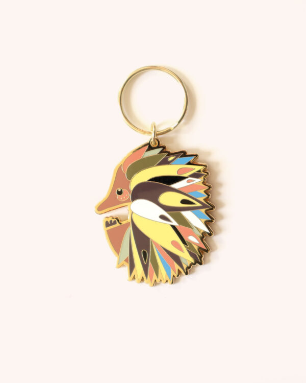 Echidna Enamel Keychain