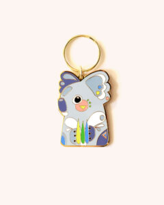 Koala Enamel Keychain