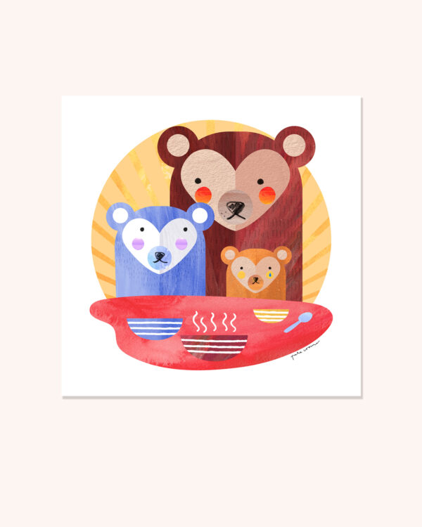 Three Bears Print