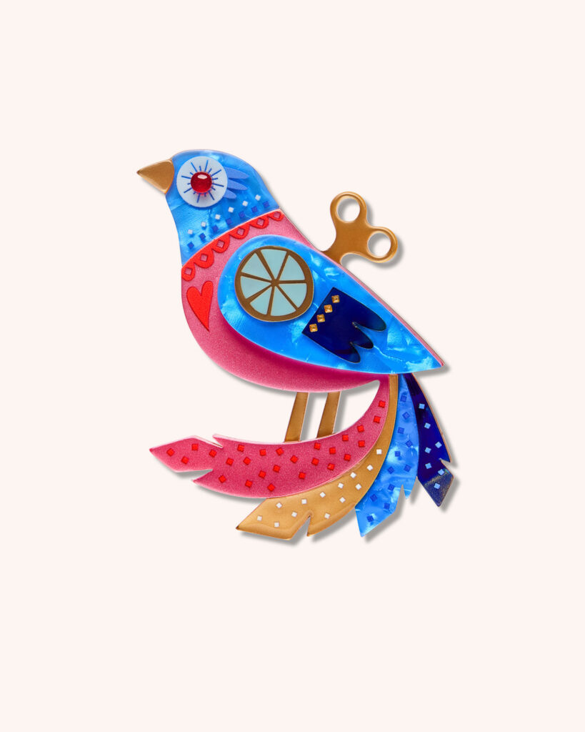 The Wind Up Brooch