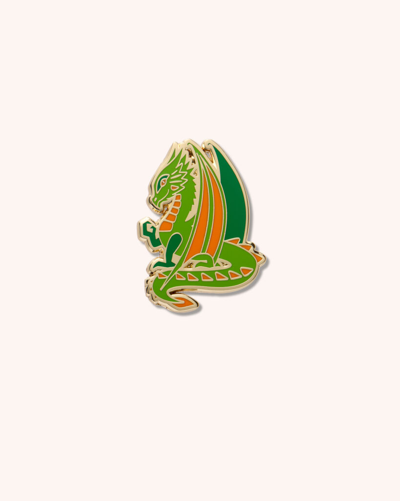 Impressive Scale Enamel Pin