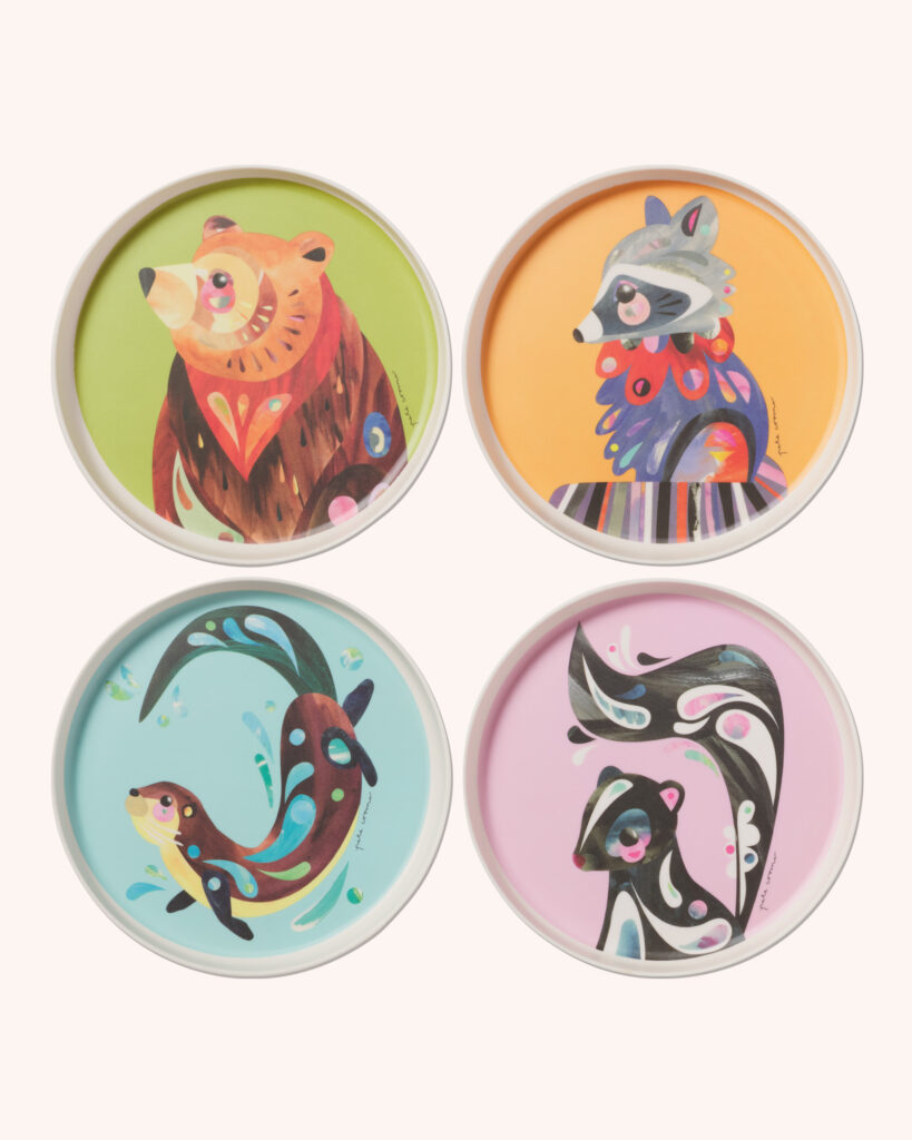 Melamine Plates - Set of 4