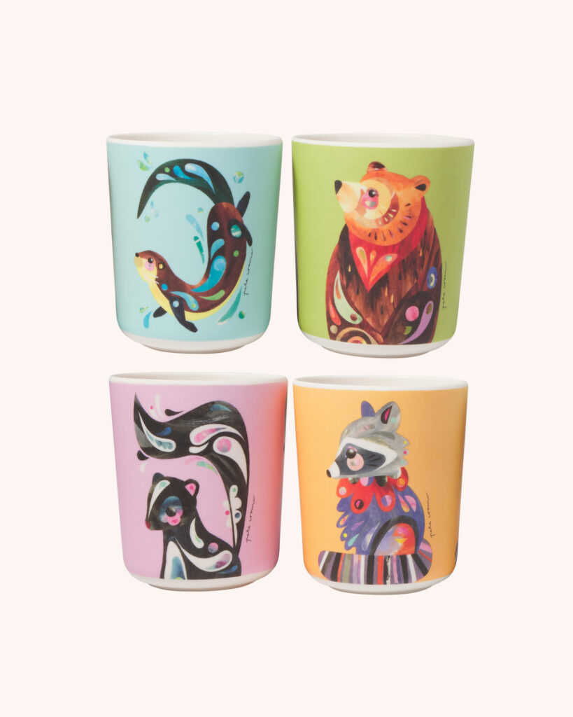 Melamine Tumblers - Set of 4